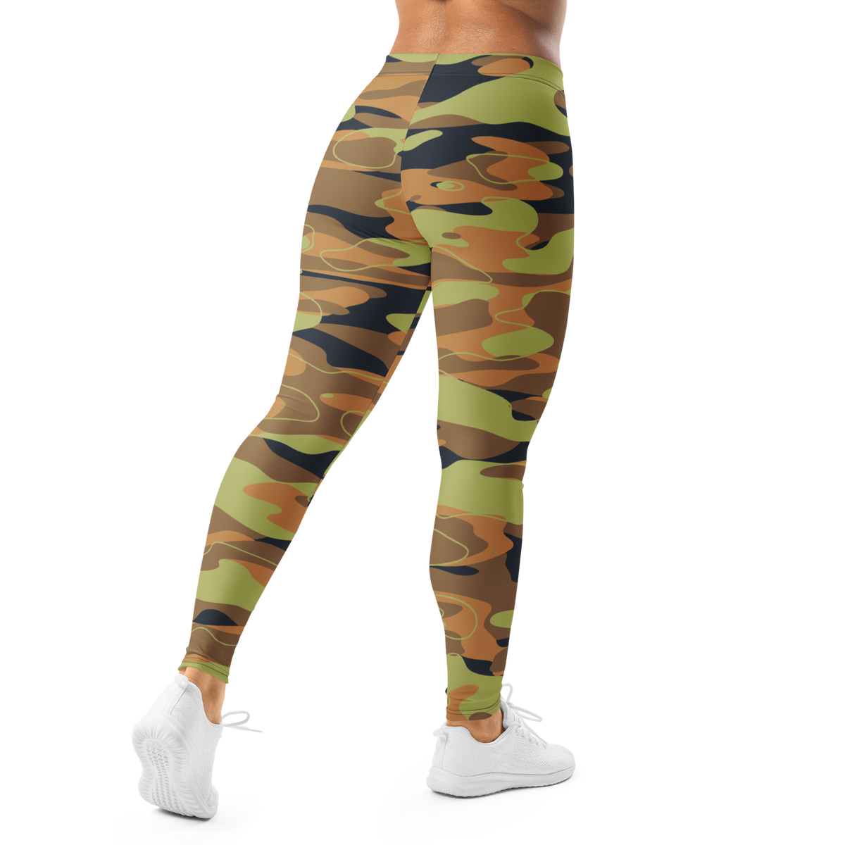 Tideway Flavour-Full mid-rise comfort leggings, back view.