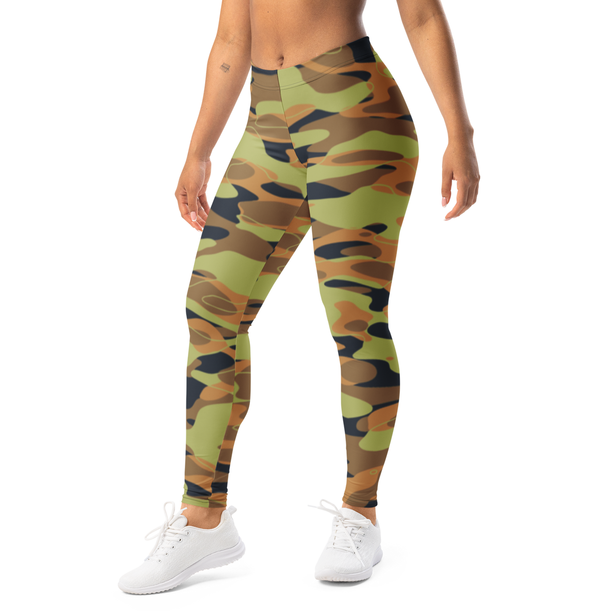 Tideway · Flavour-Full mid-rise everyday leggings, left-front view.