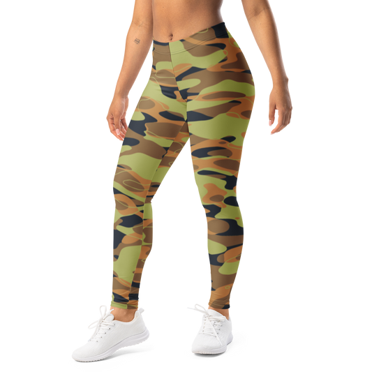 Tideway · Flavour-Full mid-rise everyday leggings, left-front view.