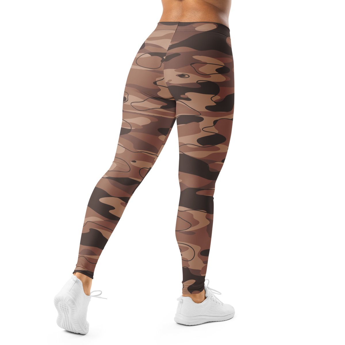 Tideway Relaxed Elegance 1 mid-rise comfort leggings, back view.