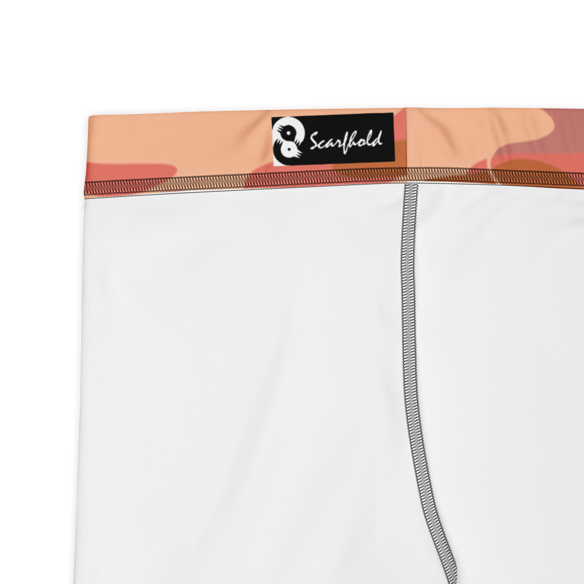 Tideway Warm Sunset mid-rise comfort leggings, fabric and construction details.