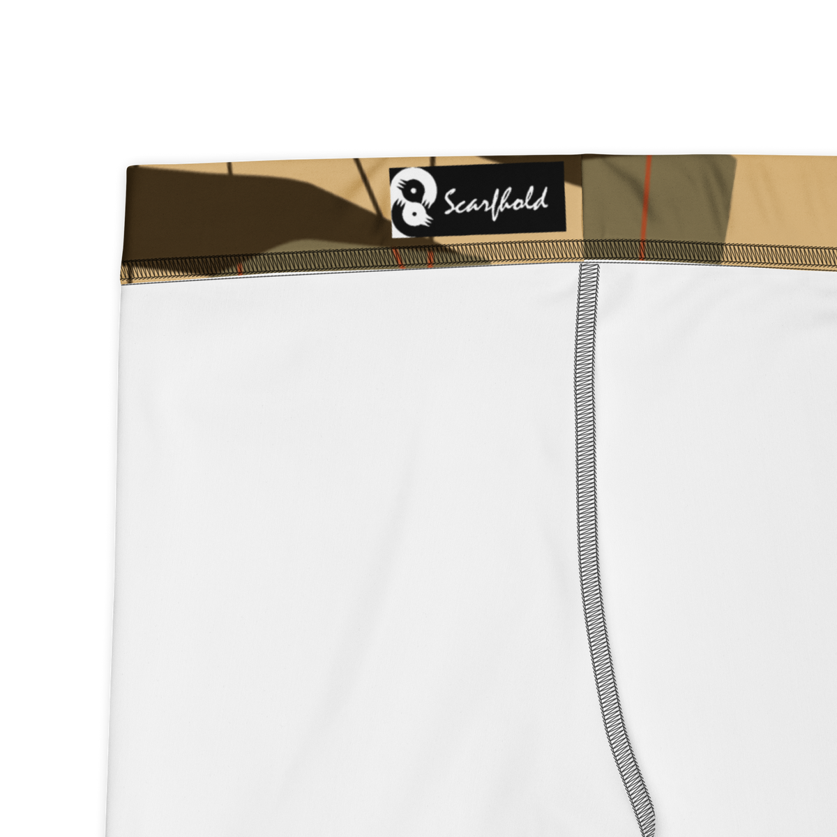 Timbre camouflage mid-rise comfort leggings, fabric and construction details.