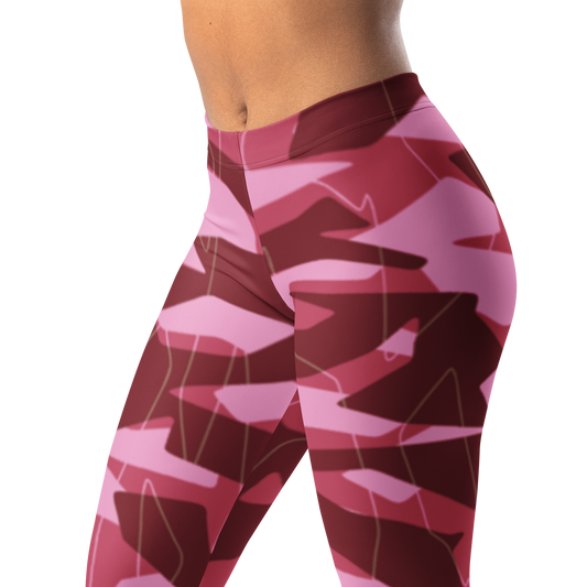 Timbre · Deliciousness · 2 mid-rise everyday leggings, waistband and pattern detail.