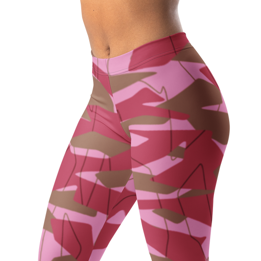 Timbre · Deliciousness · 3 mid-rise everyday leggings, waistband and pattern detail.