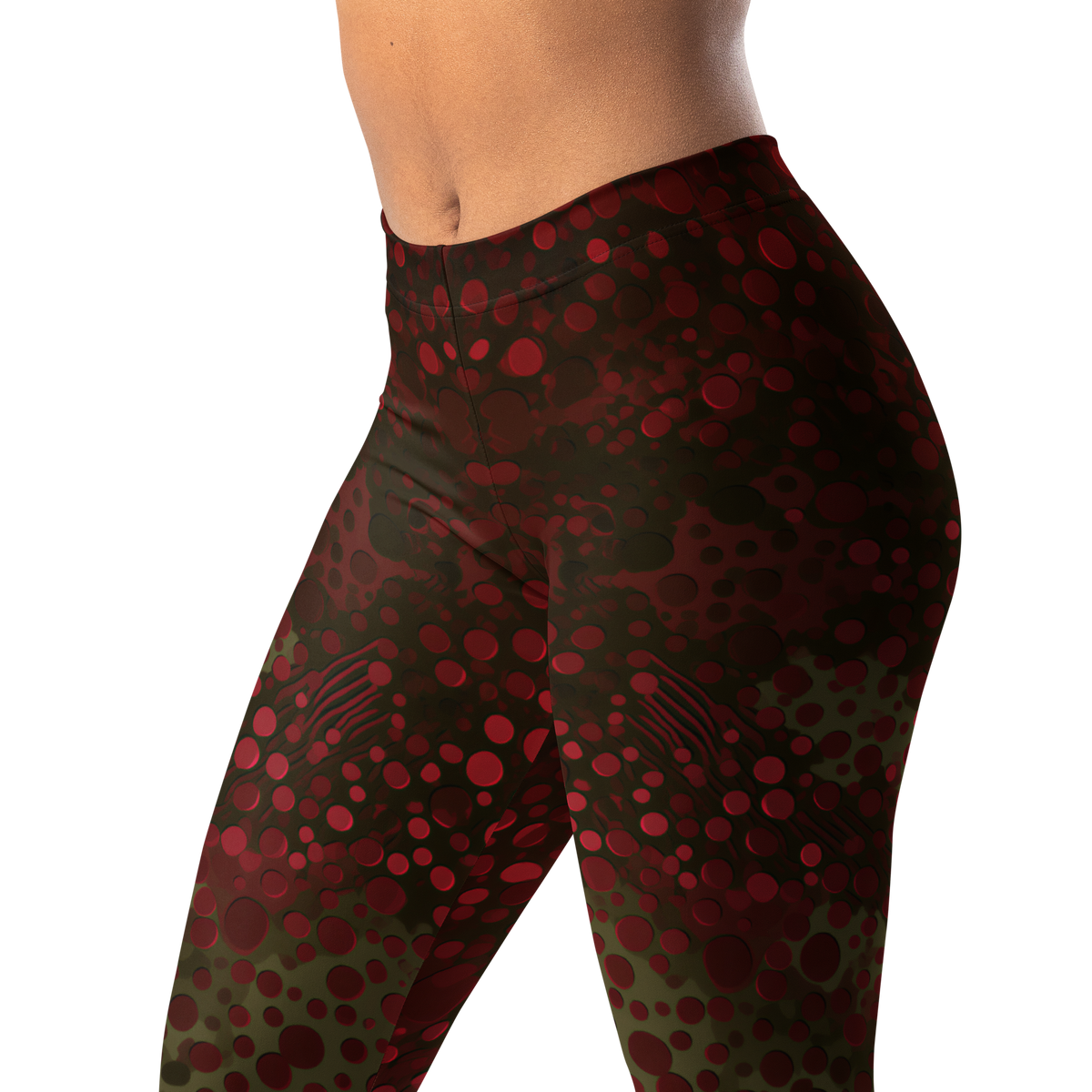 Toadskin · Emberwood mid-rise everyday leggings, waistband and pattern detail.