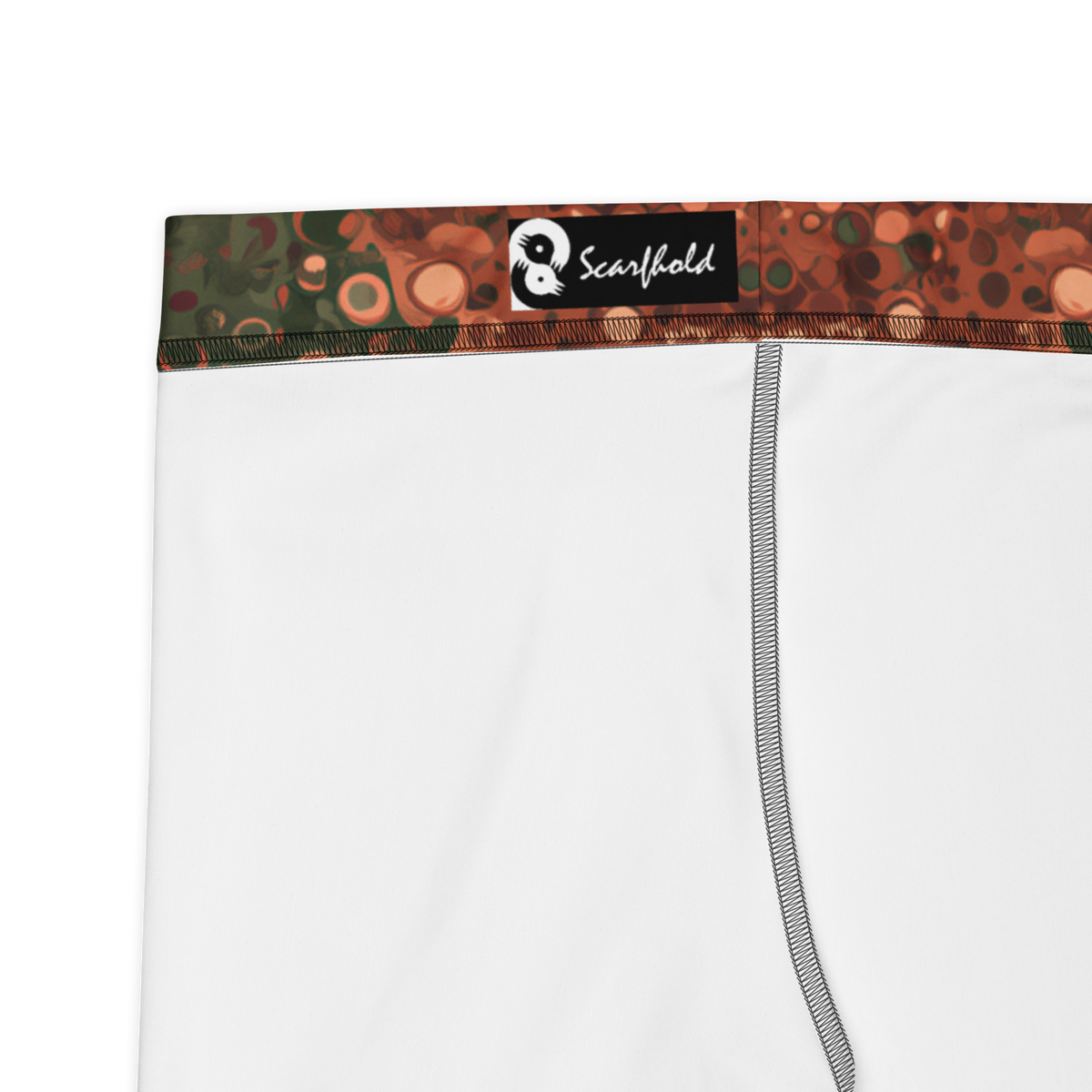 Toadskin Ocelli Emberwood mid-rise comfort leggings, fabric and construction details.