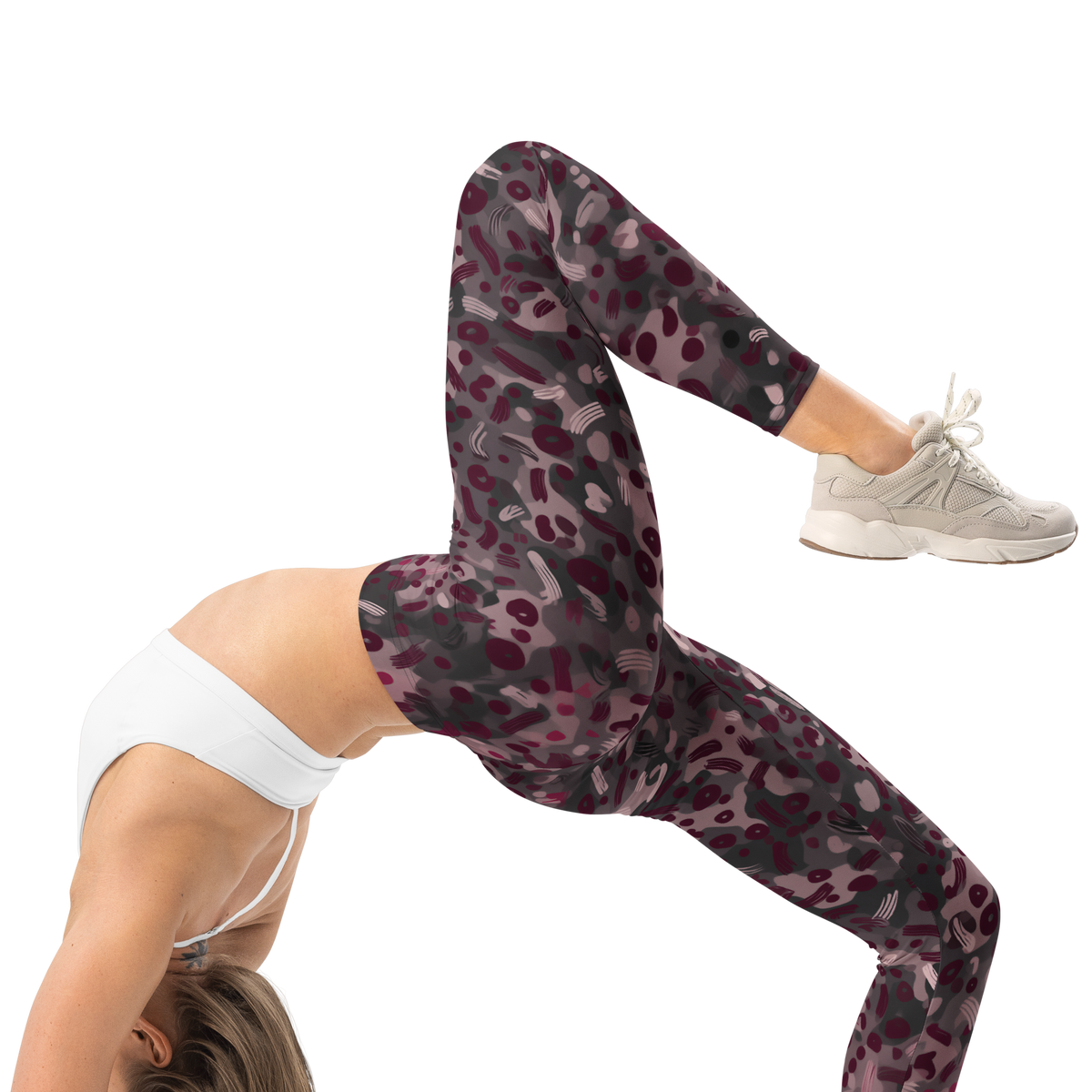 Toadskin Shear City Reserve mid-rise comfort leggings, right-side view.