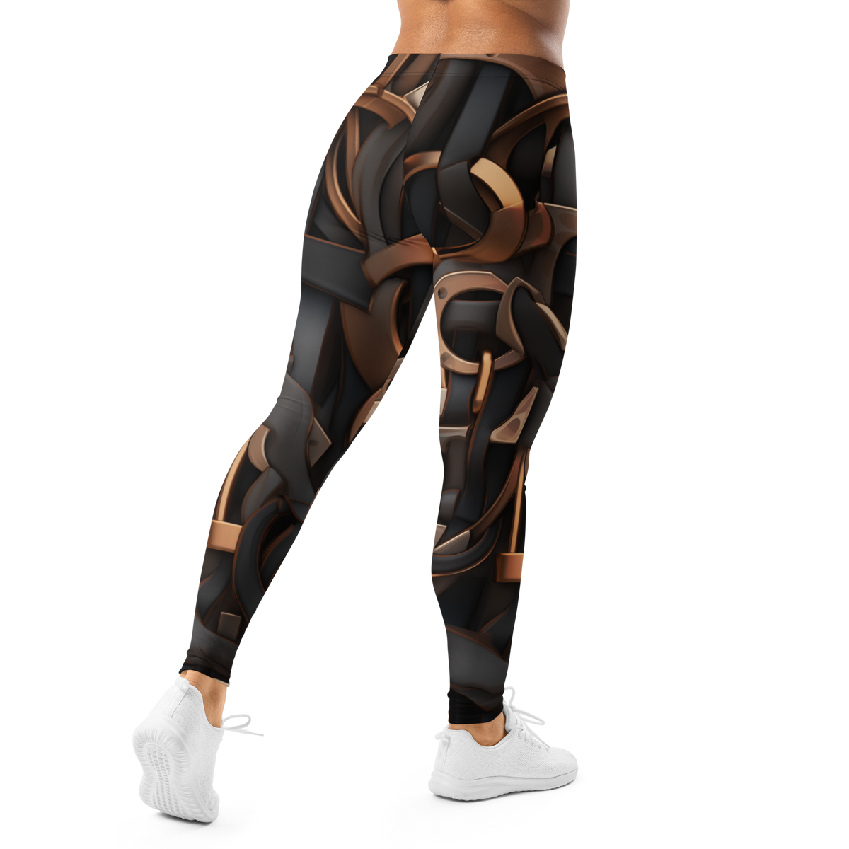 Tressel mid-rise comfort leggings, back view.