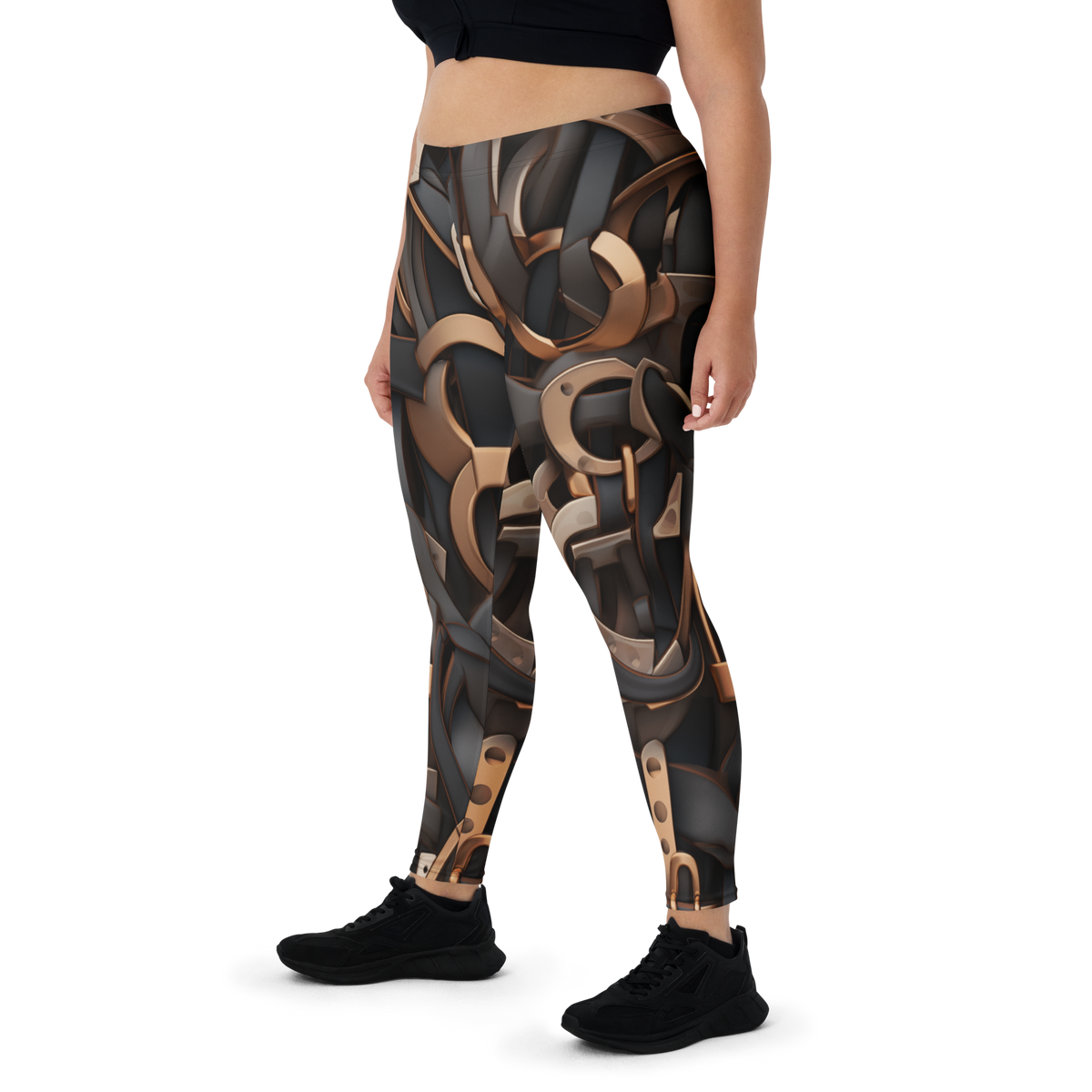 Tressel mid-rise comfort leggings, oversize-fit front view.