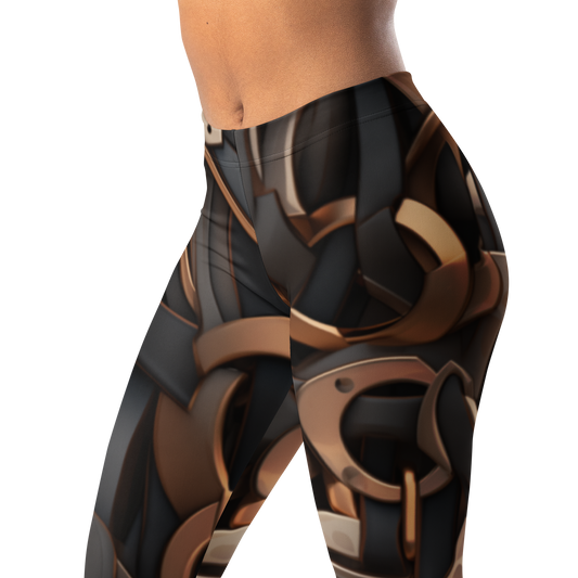 Tressel mid-rise everyday leggings, waistband and pattern detail.