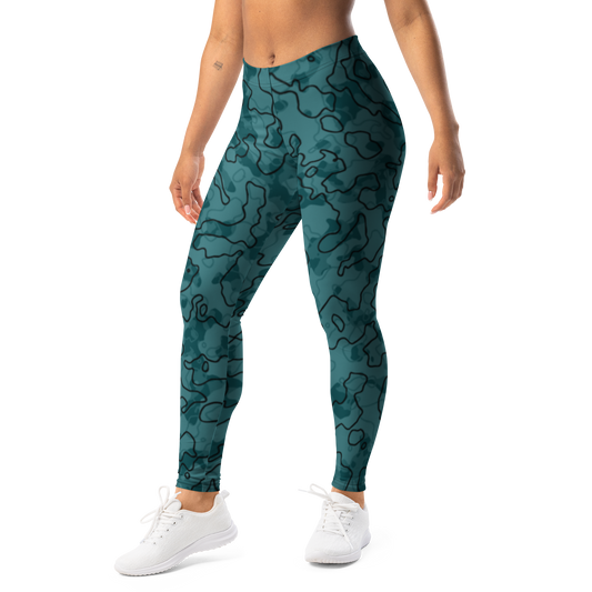Tundra · Waterspout mid-rise everyday leggings, left-front view.