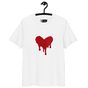 Alternate Painted Heart Organic Cotton T-Shirt, front view