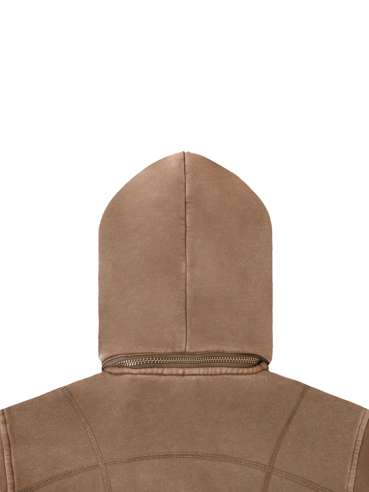 Women’s Vintage-Wash Cropped Fleece Hoodie — garment construction detail