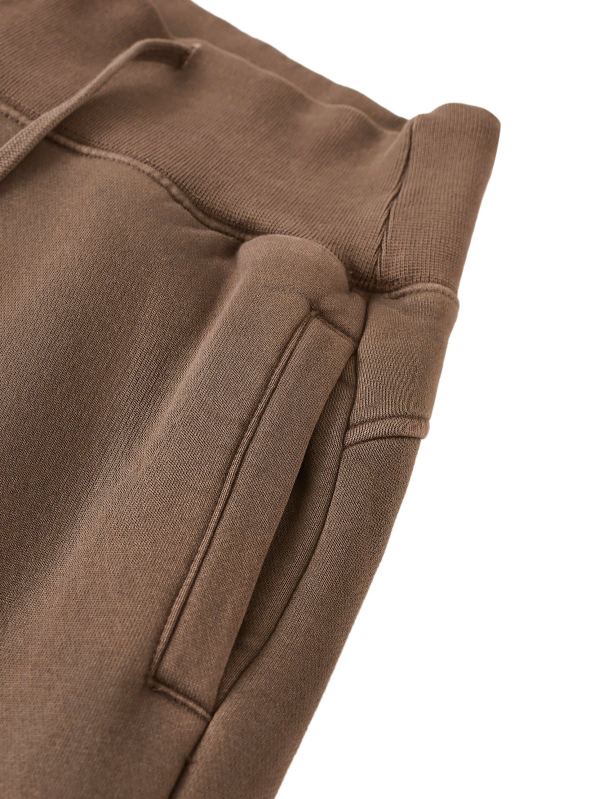 Women’s Vintage-Wash Flared Fleece Pants — sleeve or side-seam detail