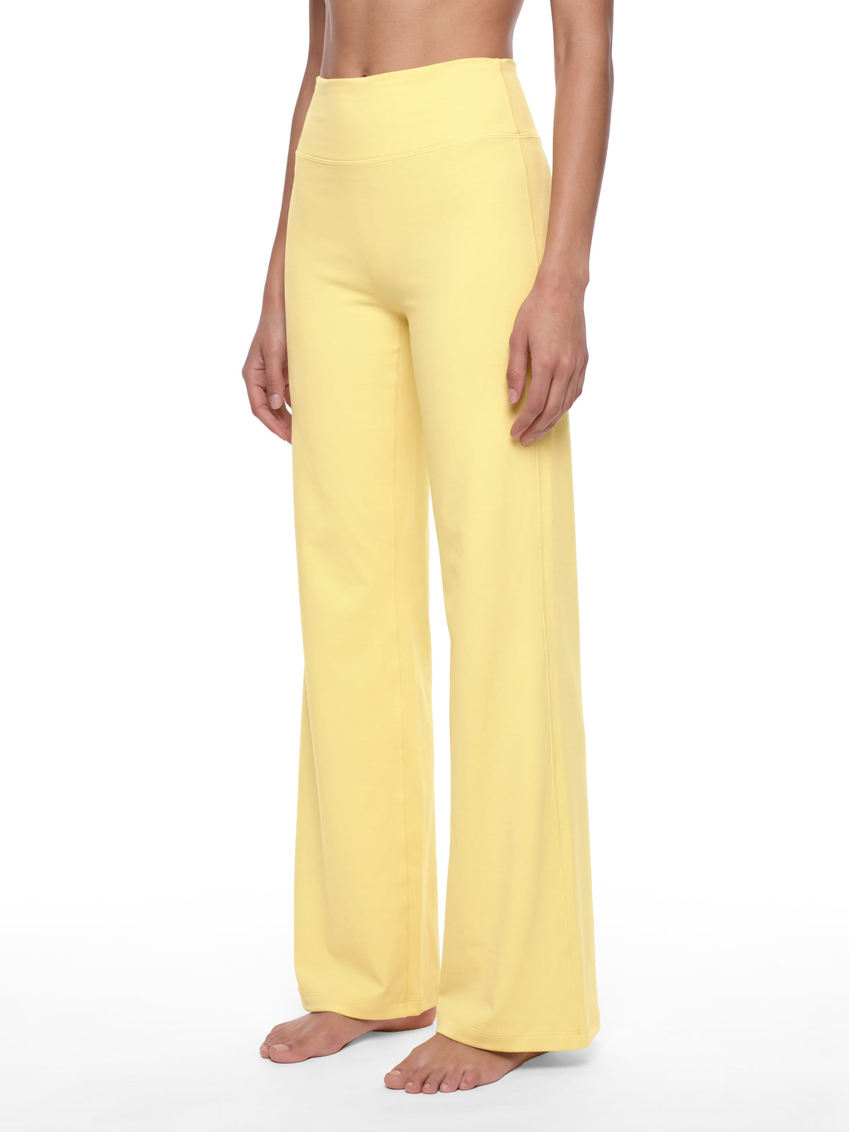 Women’s High-Waisted Straight-Leg Active Pants — rear three-quarter view
