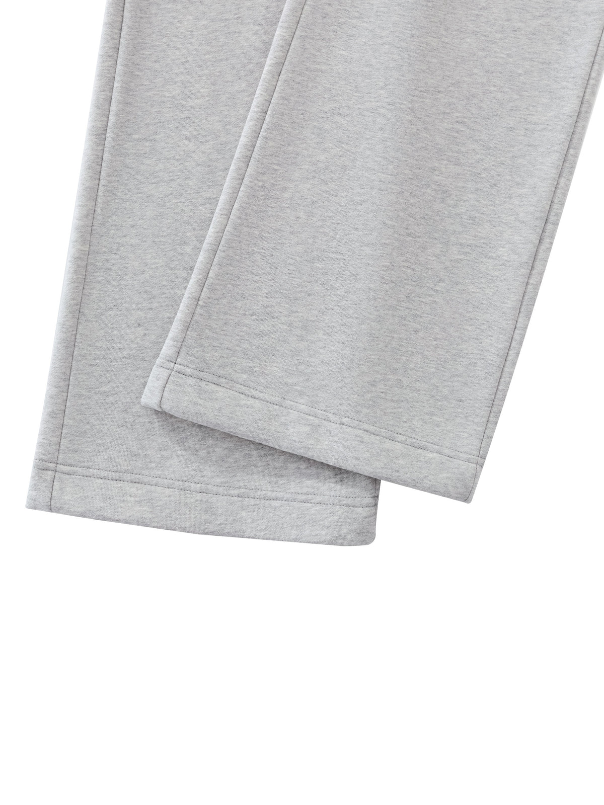 Women’s Straight-Leg Fleece Sweatpants — hem and stitching detail