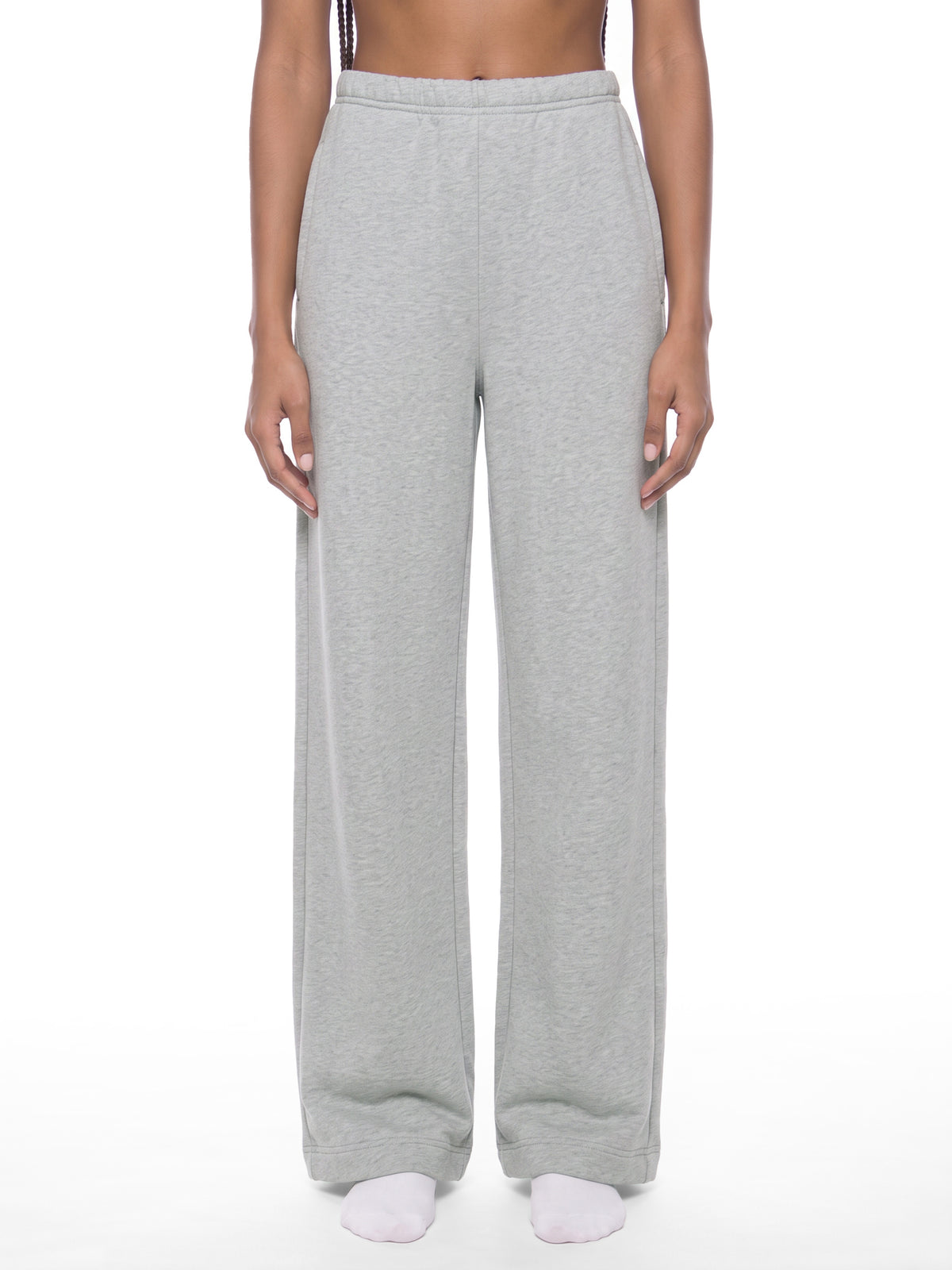 Women’s Straight-Leg Fleece Sweatpants — front view