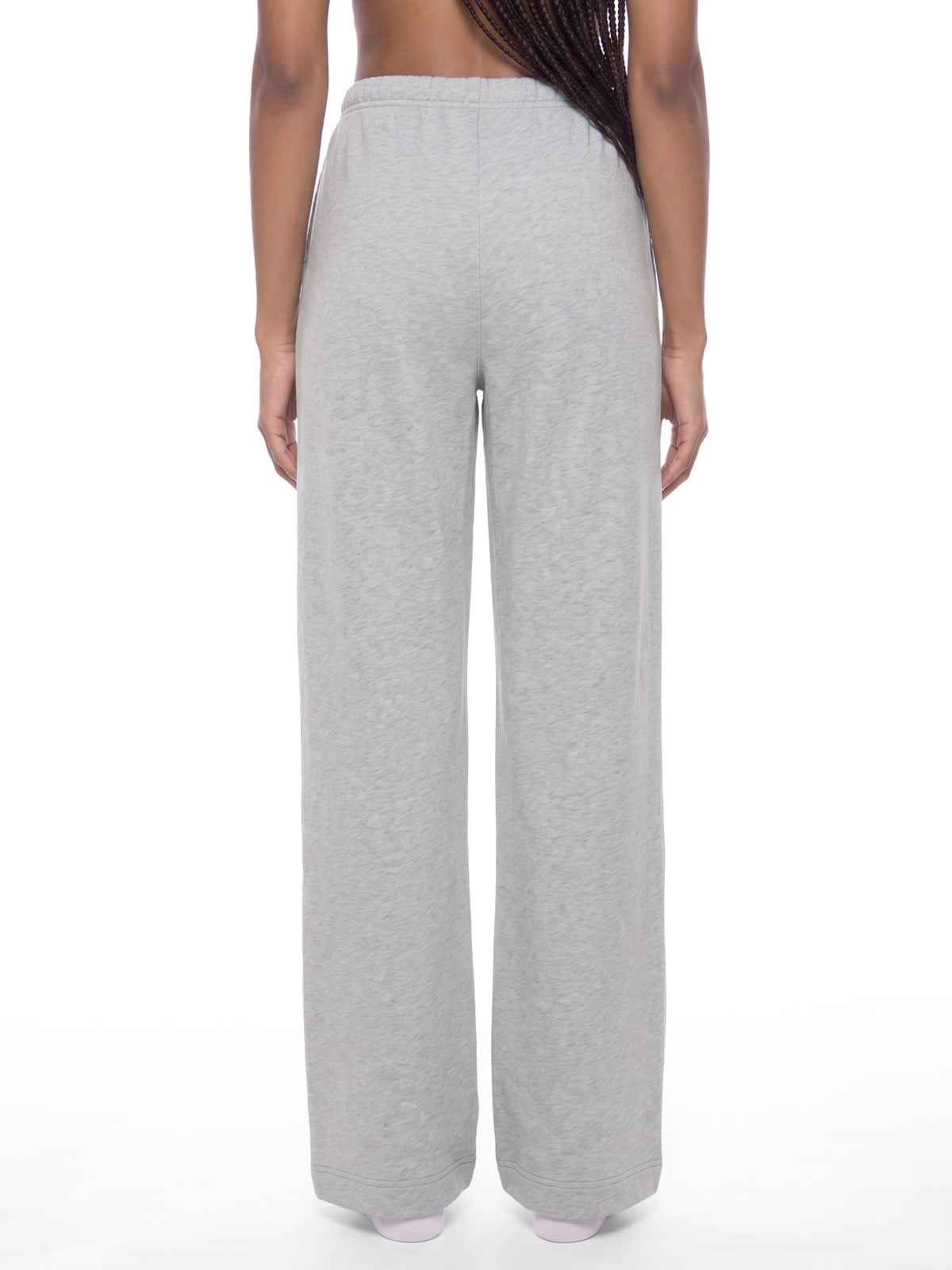 Women’s Straight-Leg Fleece Sweatpants — back view