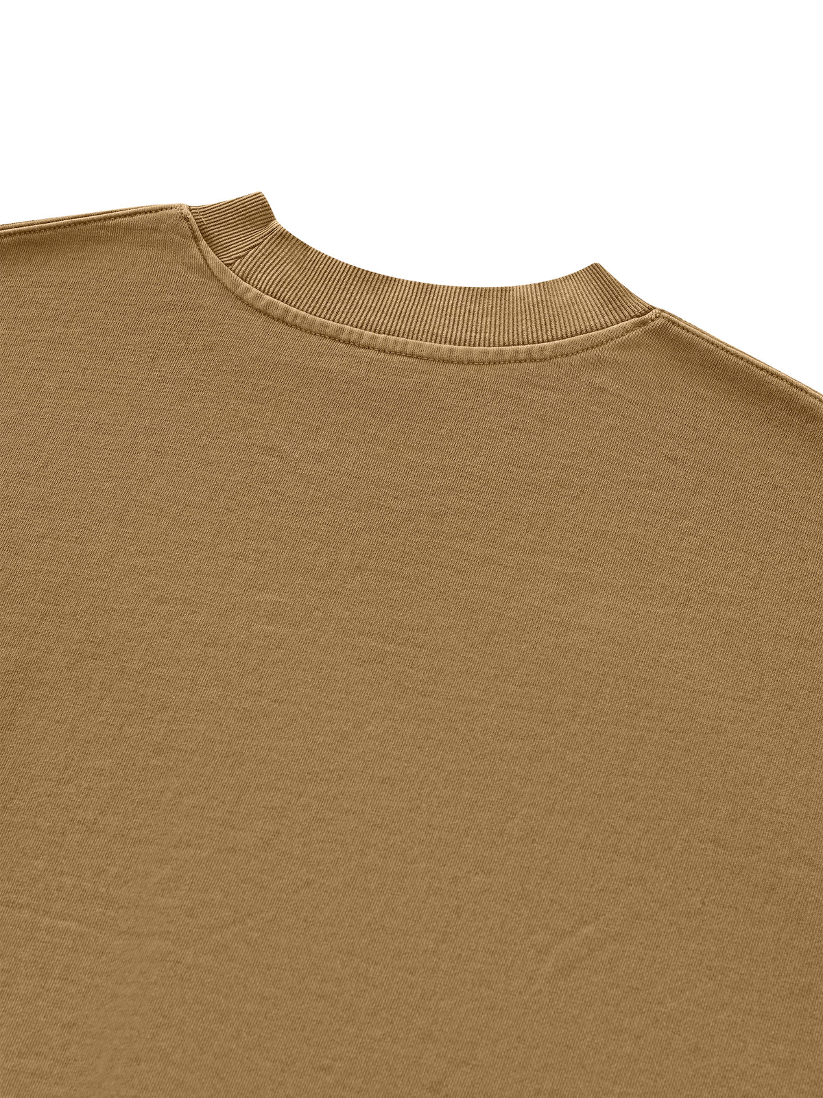 Women’s Vintage-Wash Sweatshirt — garment construction detail