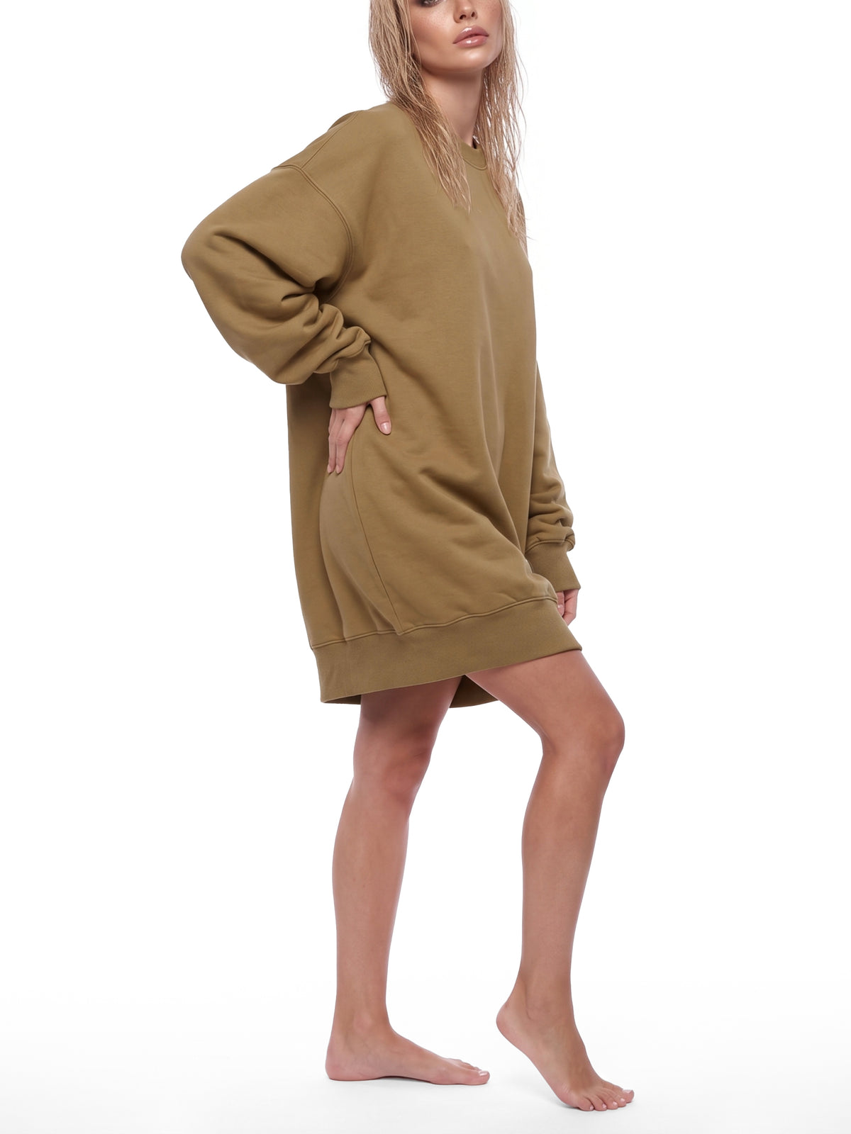 Women’s Vintage-Wash Sweatshirt — styled front view