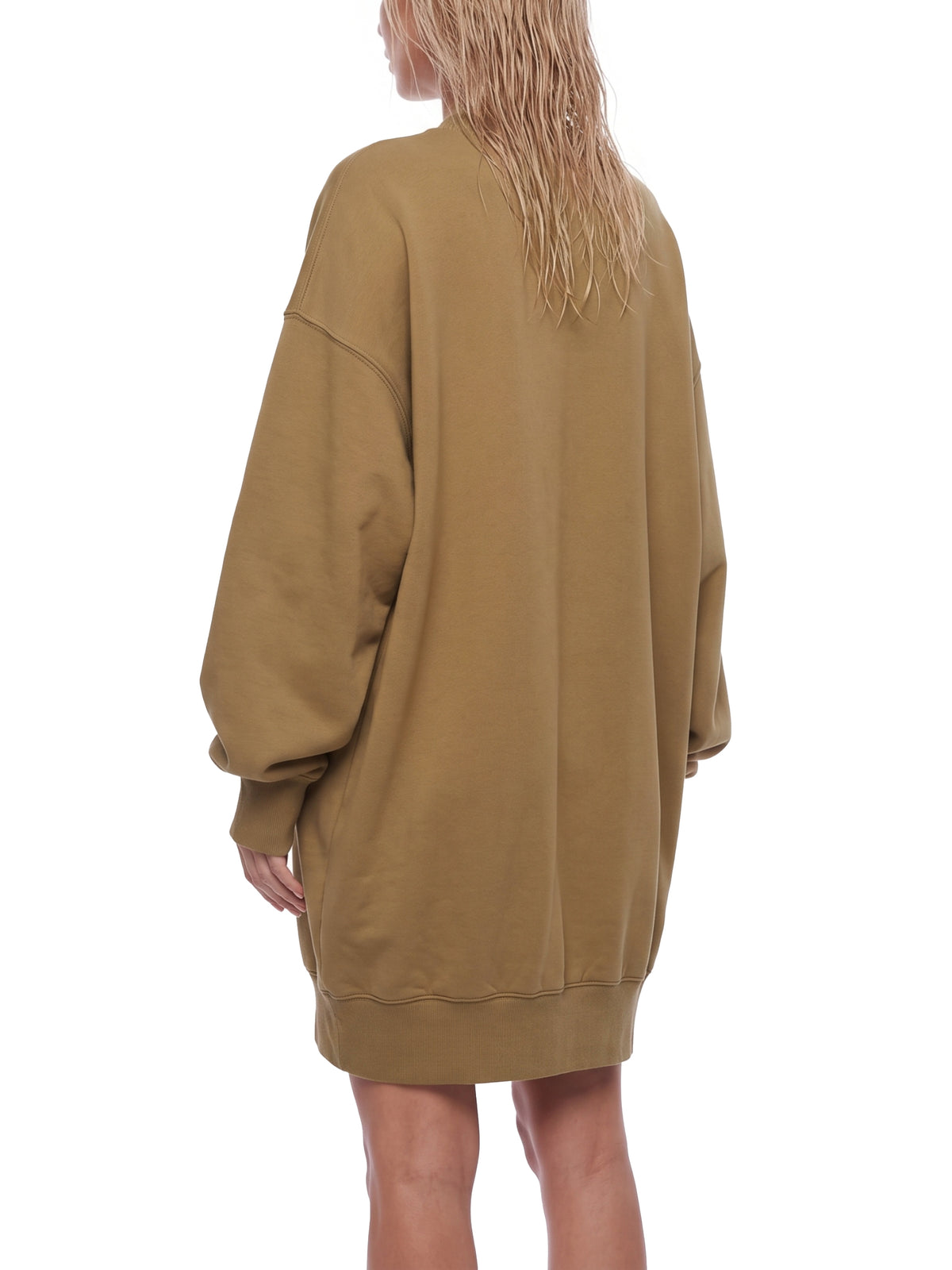 Women’s Vintage-Wash Sweatshirt — rear three-quarter view