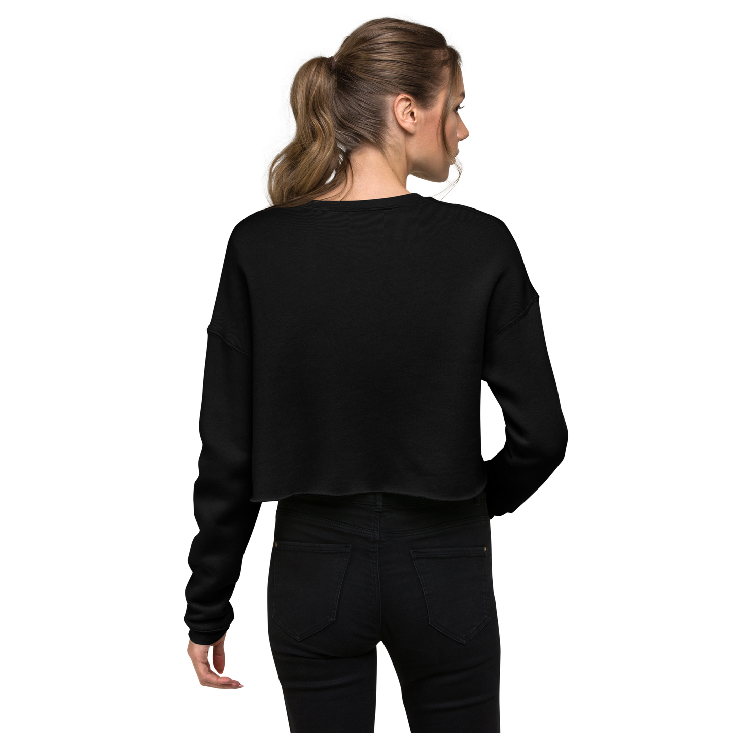 SCARFHOLD CROPPED SWEATSHIRT