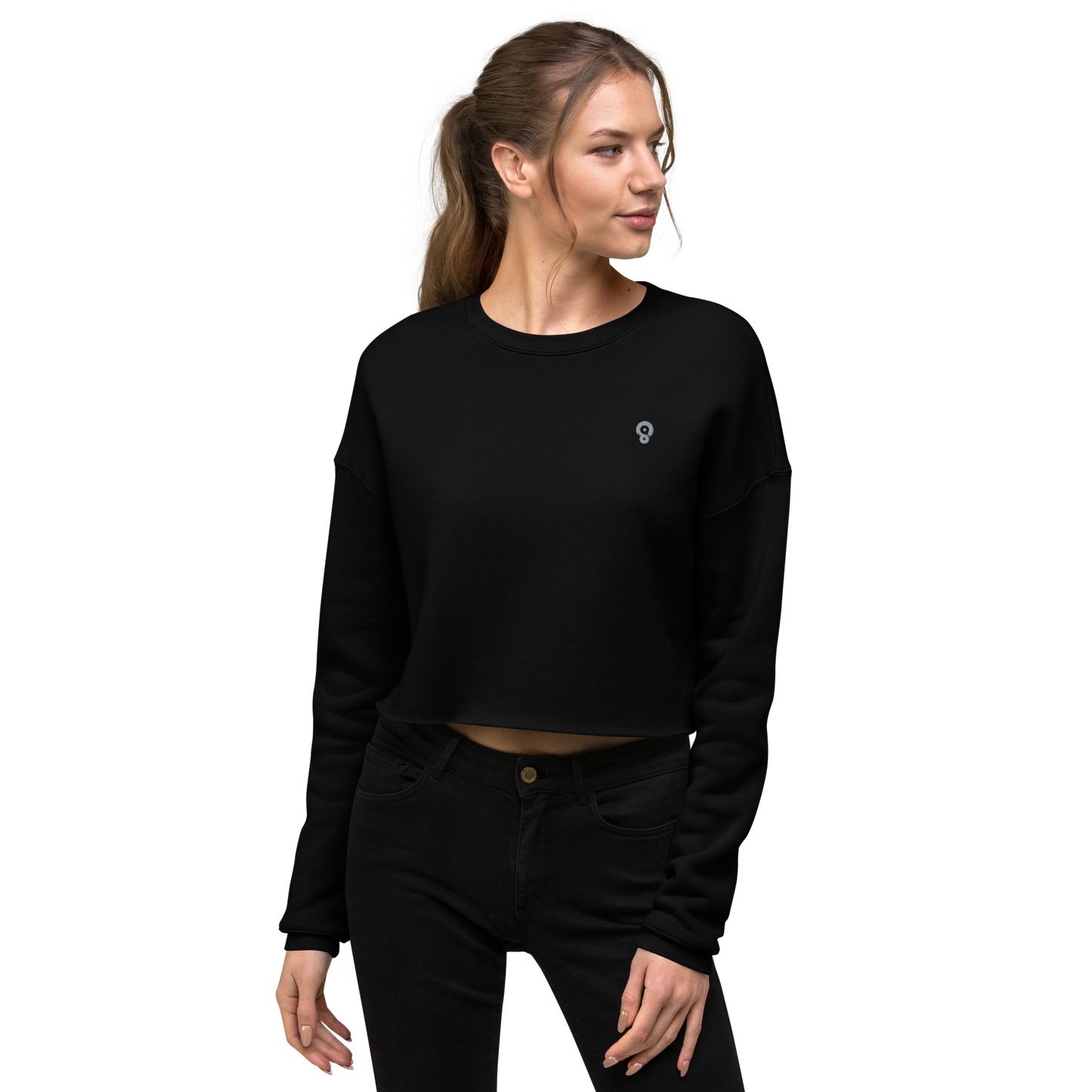 SCARFHOLD CROPPED SWEATSHIRT