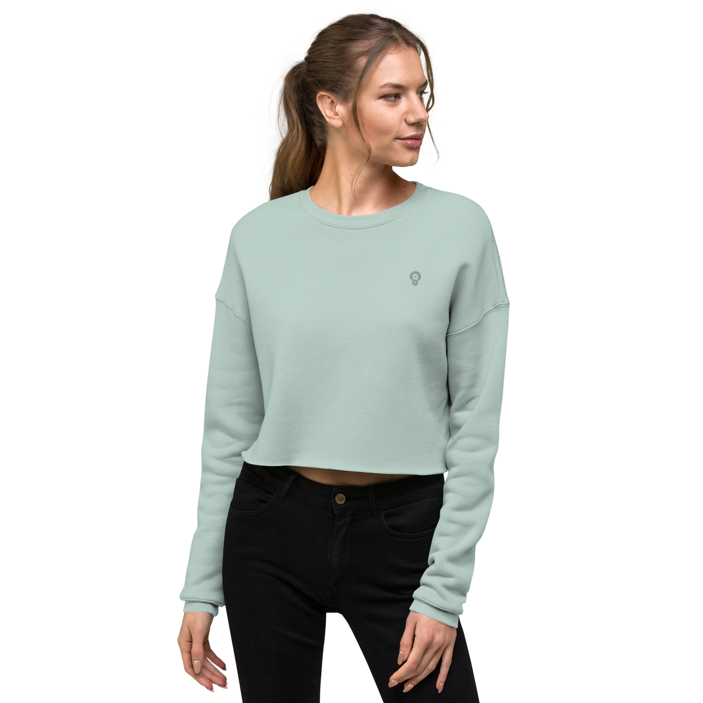 SCARFHOLD CROPPED SWEATSHIRT