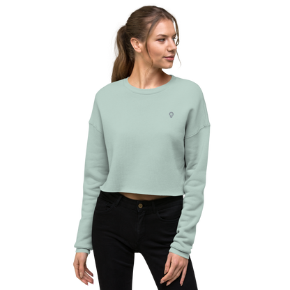 SCARFHOLD CROPPED SWEATSHIRT