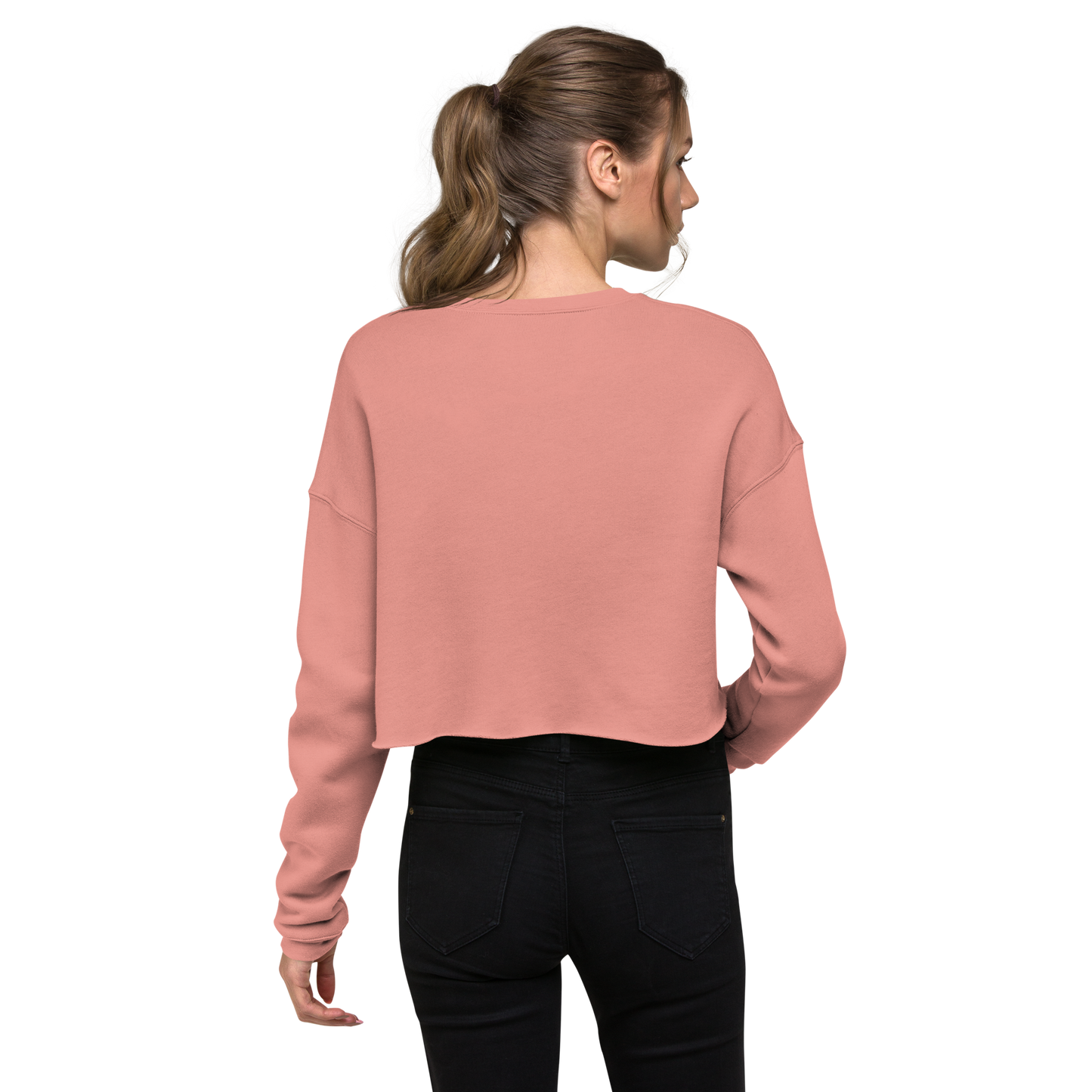 SCARFHOLD CROPPED SWEATSHIRT