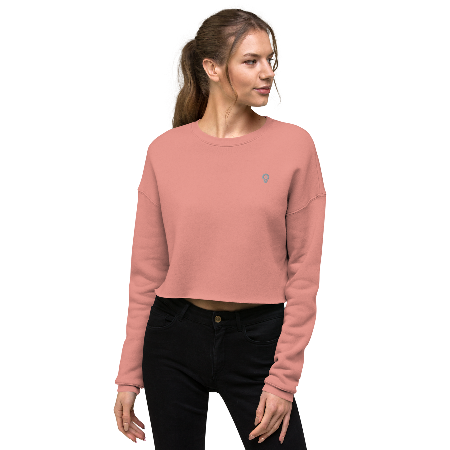 SCARFHOLD CROPPED SWEATSHIRT