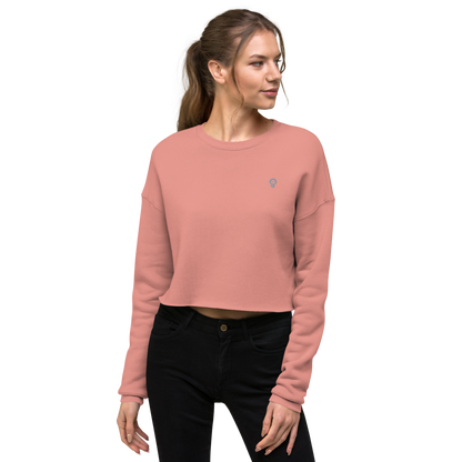 SCARFHOLD CROPPED SWEATSHIRT