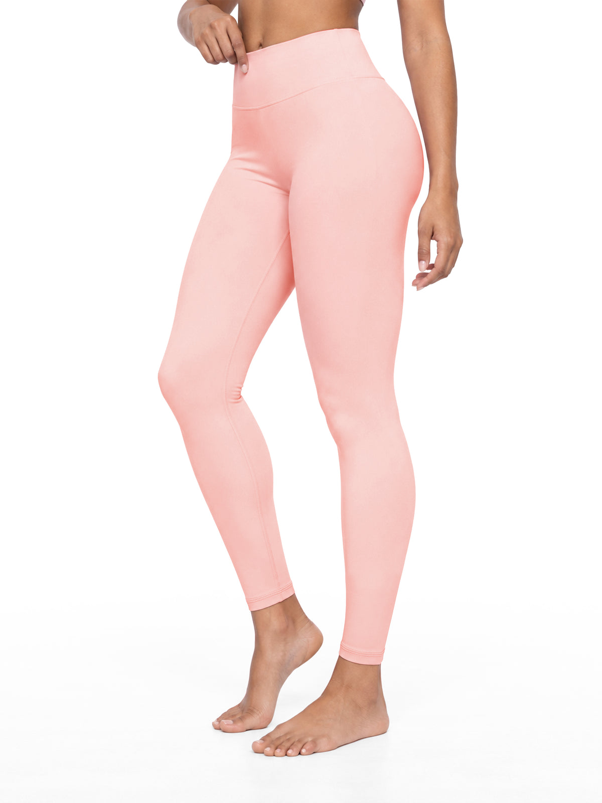 Women’s High-Waisted Yoga Leggings — styled front view