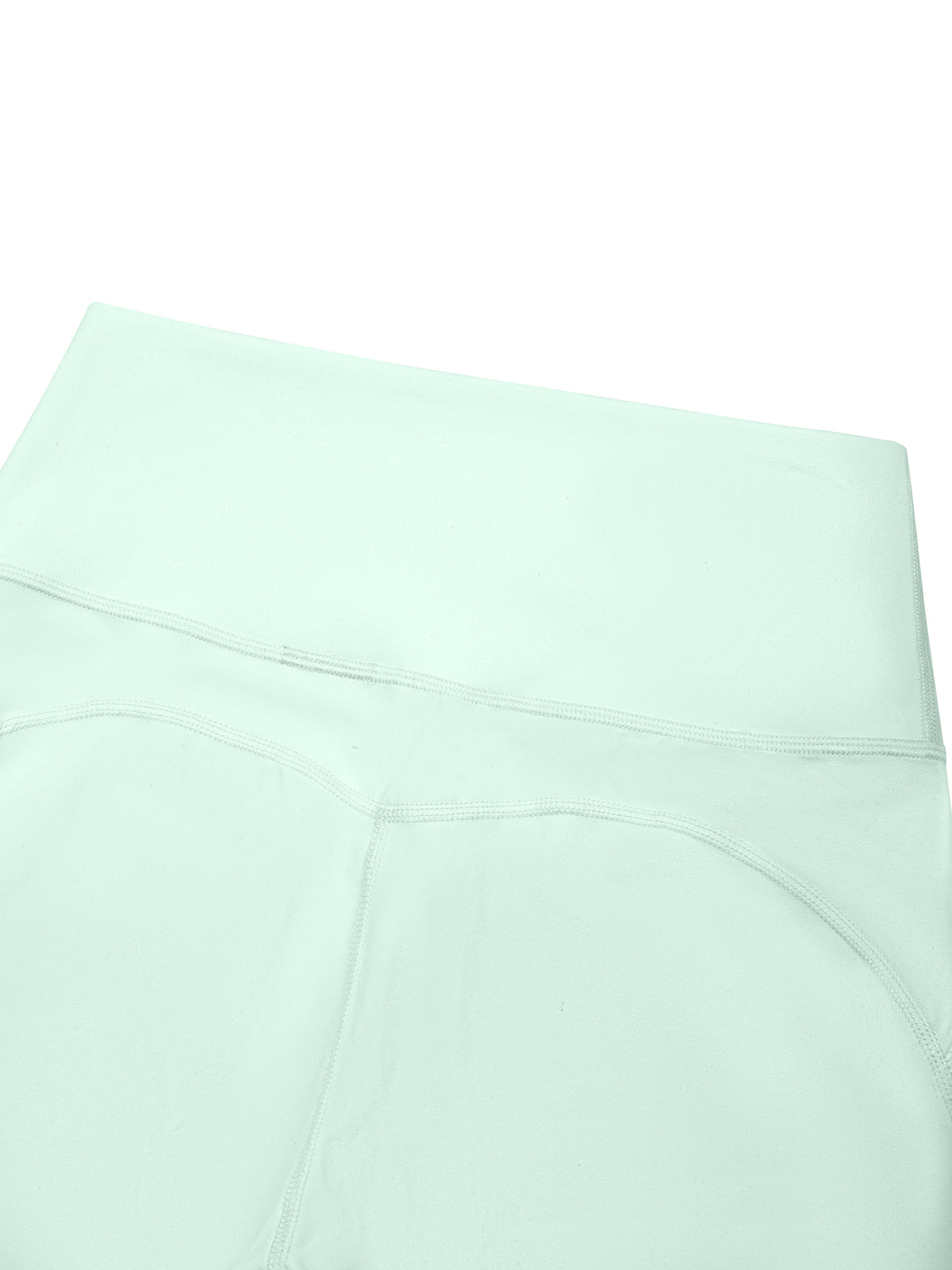 Women’s Lycra High-Waisted Yoga Shorts — fabric drape detail