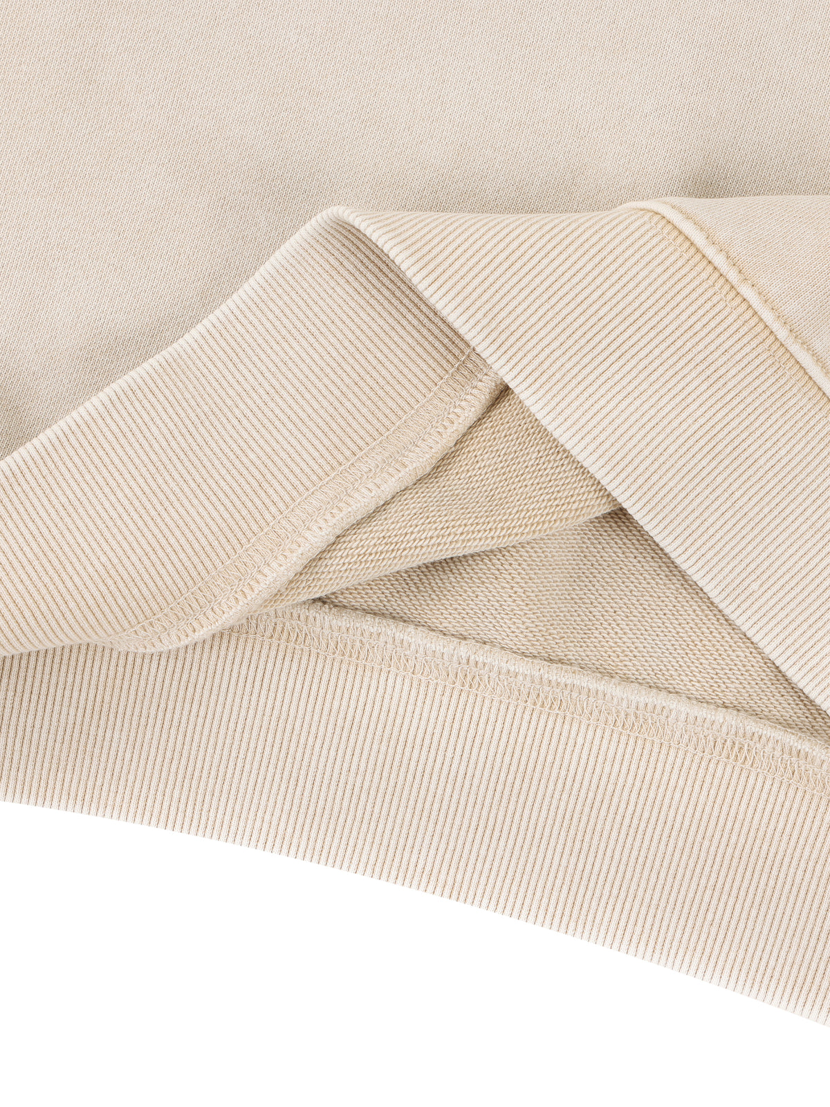 Women’s Mineral-Wash Cropped Hoodie — sleeve or side-seam detail
