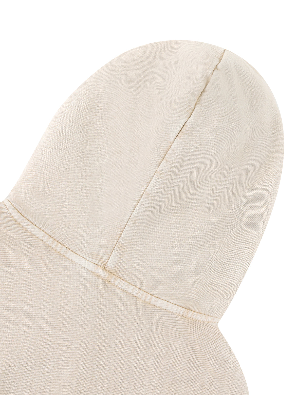 Women’s Mineral-Wash Cropped Hoodie — material texture close-up