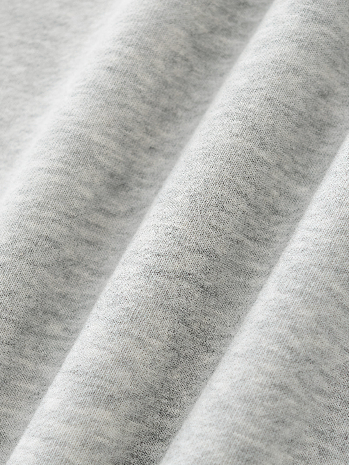 Women’s Fleece Mock-Neck Crew Sweatshirt — material texture close-up