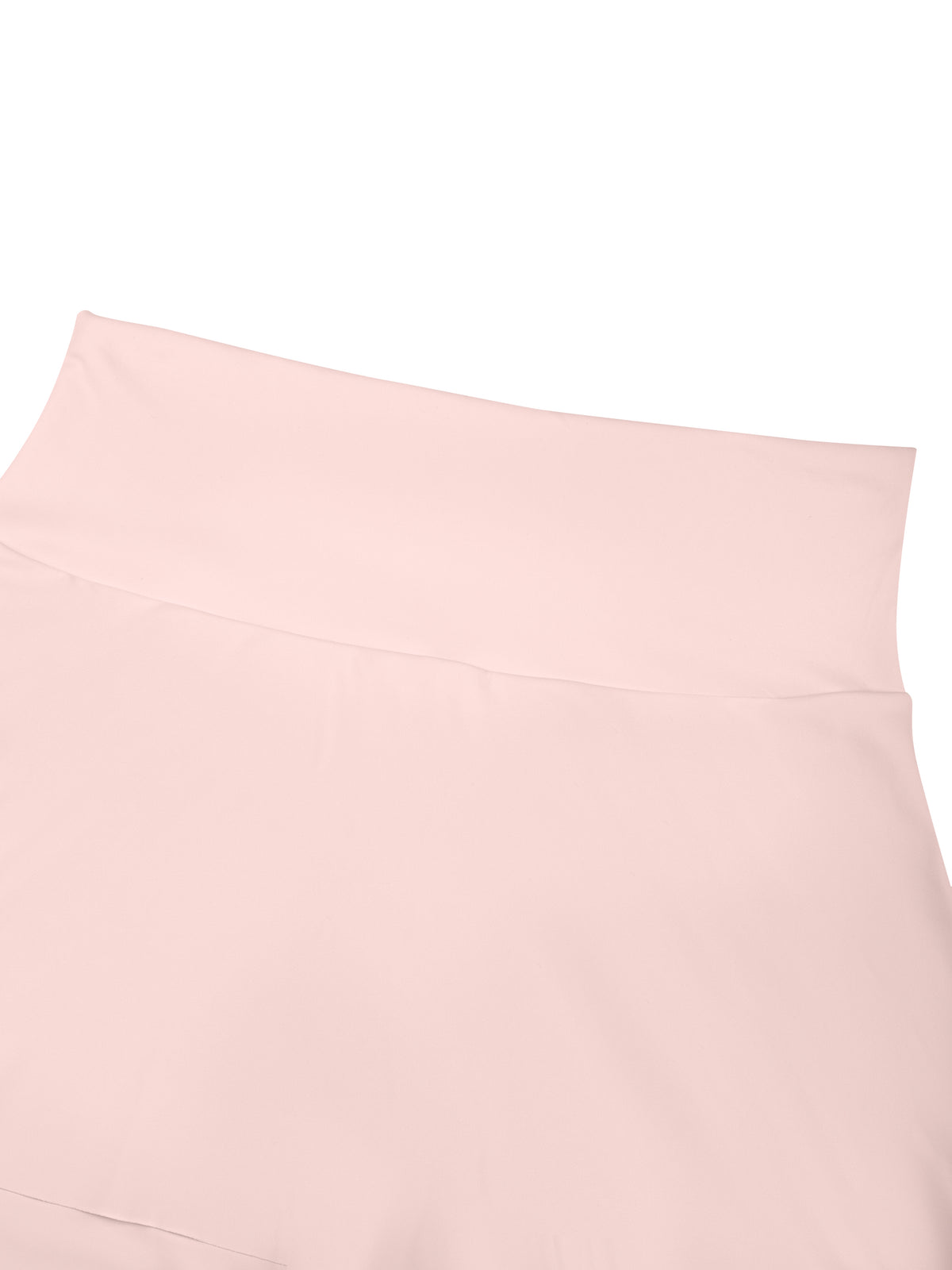 Women’s Skirted Flared Yoga Leggings — garment construction detail