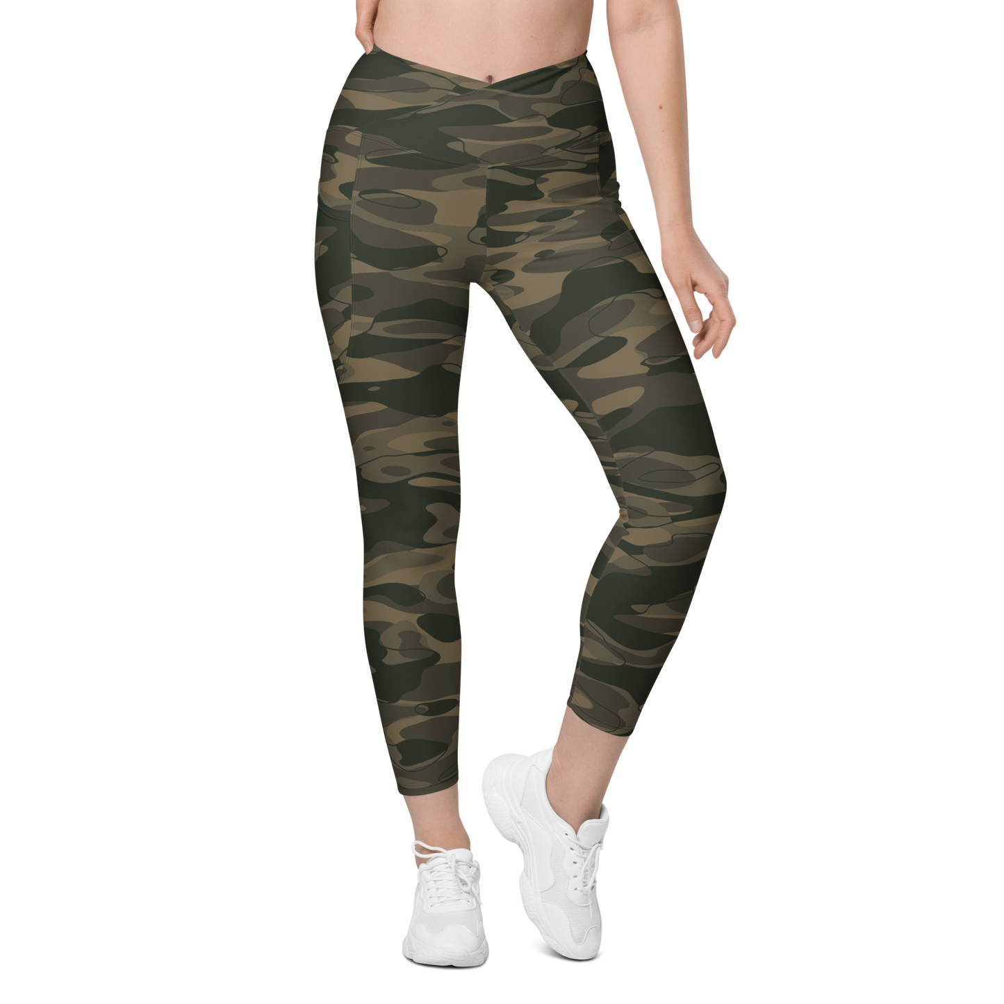TIDEWAY CLASSIC #A1 CAMOUFLAGE CROSSOVER LEGGING