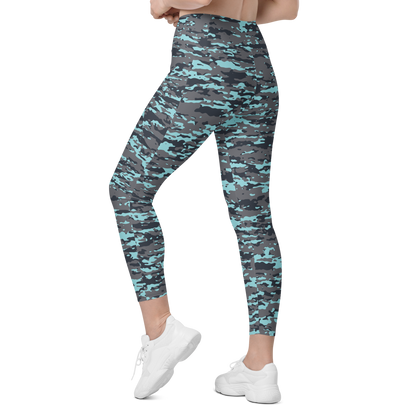 INKA WINTER #A1 CAMOUFLAGE CROSSOVER LEGGING