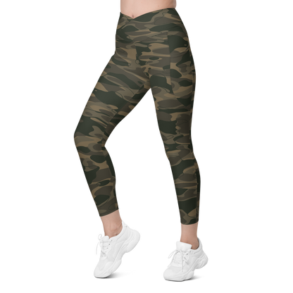 TIDEWAY CLASSIC #A1 CAMOUFLAGE CROSSOVER LEGGING