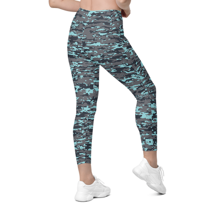 INKA WINTER #A1 CAMOUFLAGE CROSSOVER LEGGING