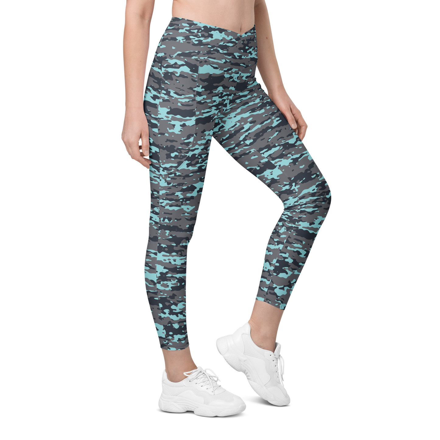 INKA WINTER #A1 CAMOUFLAGE CROSSOVER LEGGING