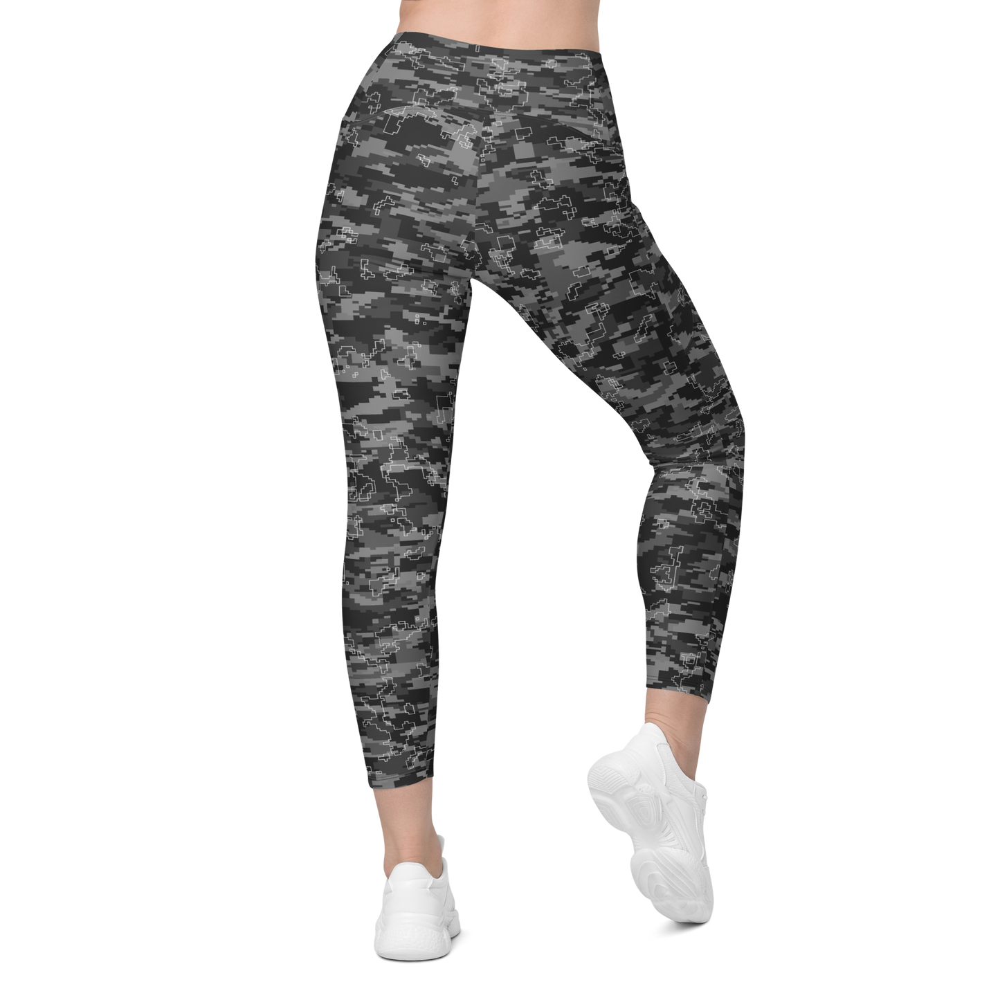 DIGITA GREY #C CAMOUFLAGE UTILITY LEGGING