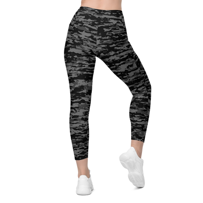 INKA BLACK #A1 CAMOUFLAGE UTILITY LEGGING