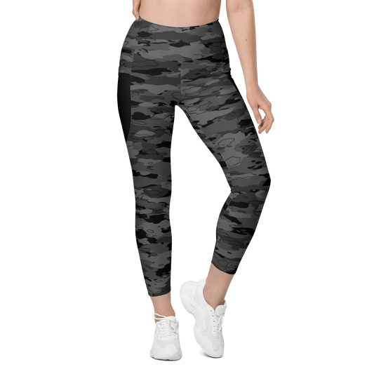 MARSHO BLACK #A1 CAMOUFLAGE UTILITY LEGGING