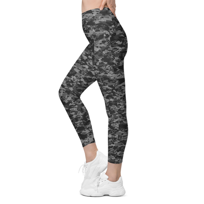 DIGITA GREY #C CAMOUFLAGE UTILITY LEGGING