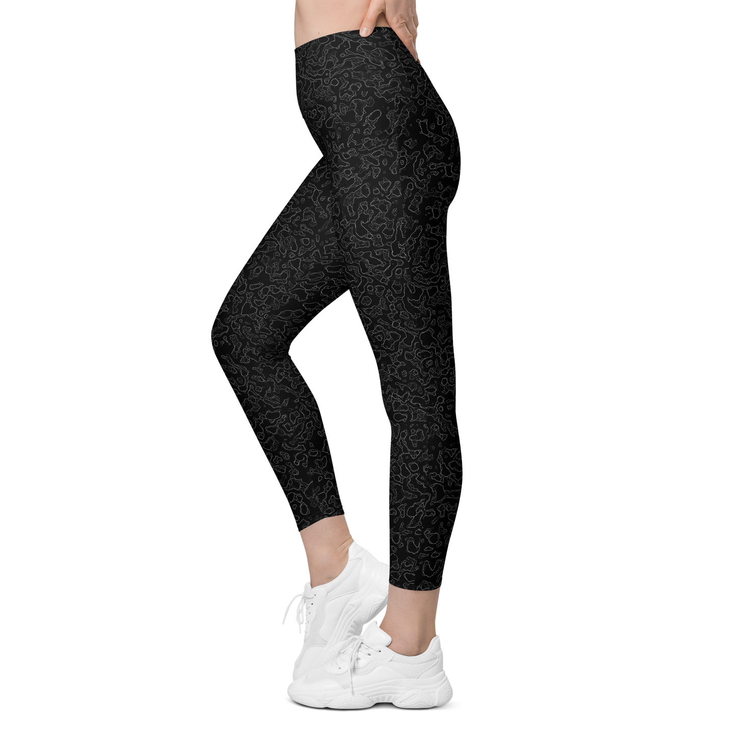 LAVA BLACK #A1 CAMOUFLAGE UTILITY LEGGING