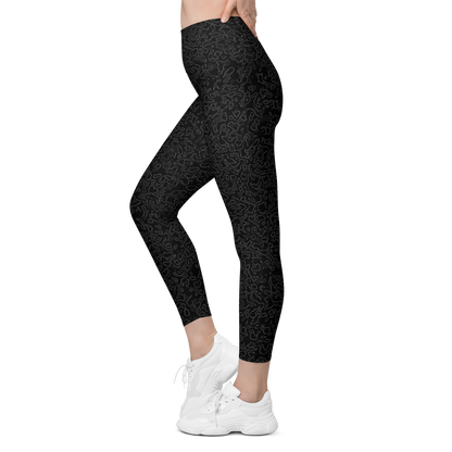 LAVA BLACK #A1 CAMOUFLAGE UTILITY LEGGING