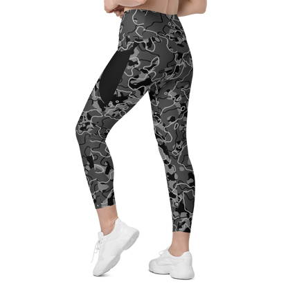 TUNDRA BLACK #A1 CAMOUFLAGE UTILITY LEGGING